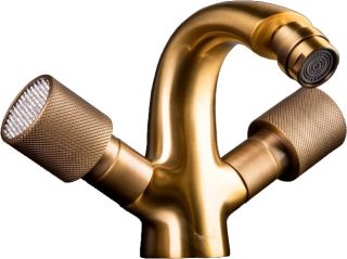 Смеситель для биде Boheme Royal Crystal бронза 316-Royal/CRST